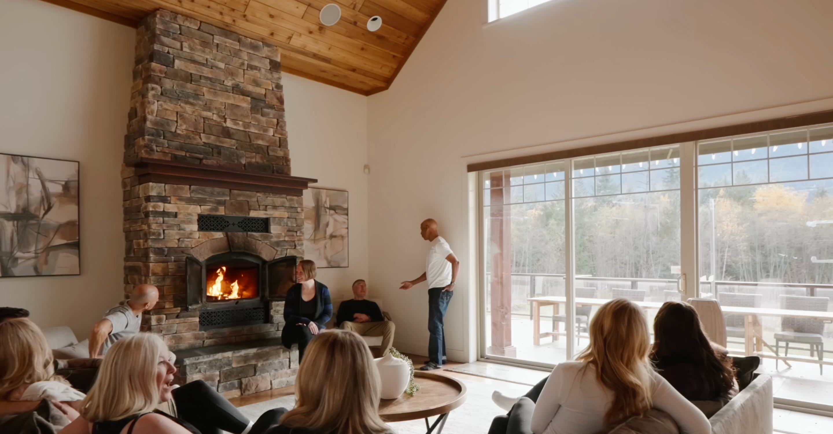 Corporate at Santé Wellness Retreat in Ryder Lake, BC